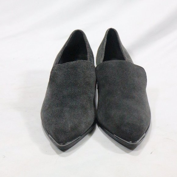 STEVE MADDEN Glenndda Gray Suede Point Toe Shoes - Picture 5 of 8